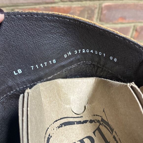 Liberty Black Tan Stone Washed Leather Riding Boot Sz 9.5 - Picture 8 of 9